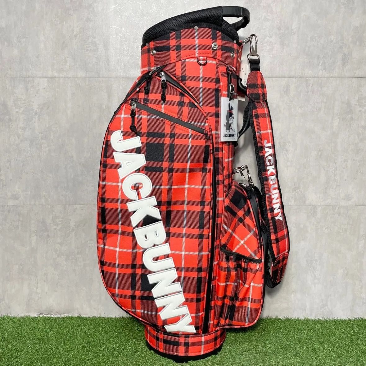 JACK BUNNY!! - 【新品！限定モデル！】JACKBUNNY ジャックバニー ドラえもん キャディバッグ ゴルフバッグ オレンジ 限定モデル 希少 激レア 入手困難品 新品！限定モデル！】JACKBUNNY ジャックバニー ドラえもん