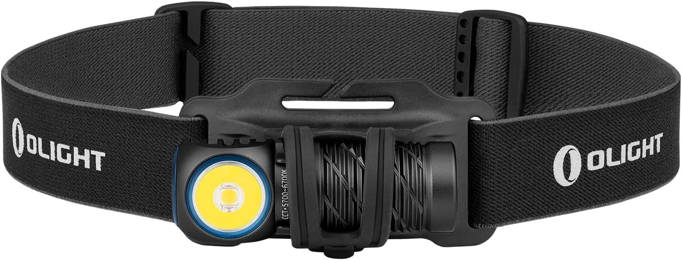 OLIGHT(オーライト) Perun 2 Mini ヘッドライト フラッシュライト 懐中電灯兼用 充電式 高輝度led 1100ルーメン 角度調整可能 6つの点灯モード IPX8防水 耐衝撃 軽量 防災 散歩 登山 アウトドア 作業 