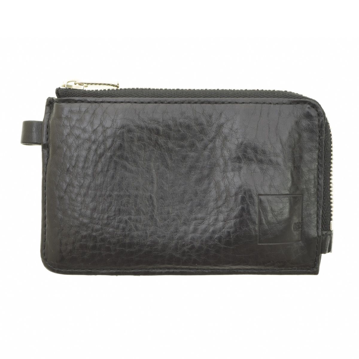DECi Outside sewing L-shaped zipper compact wallet イタリアンレザー L型財布
