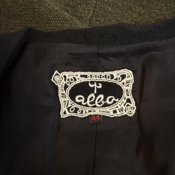 wnc アルバ ロッサ インポートロッサ ALBA ROSSA ジャケット 44 黒