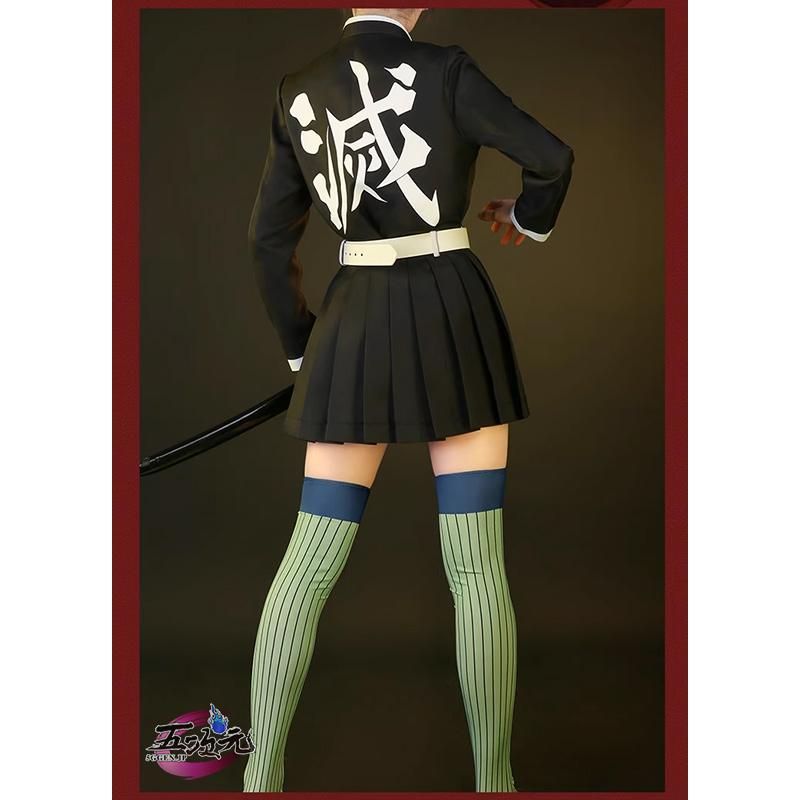 三分妄想　鬼滅の刃　甘露寺蜜璃　コスプレ　衣装 三分妄想 鬼滅の刃 コスプレ 甘露寺蜜璃 ウィッグ