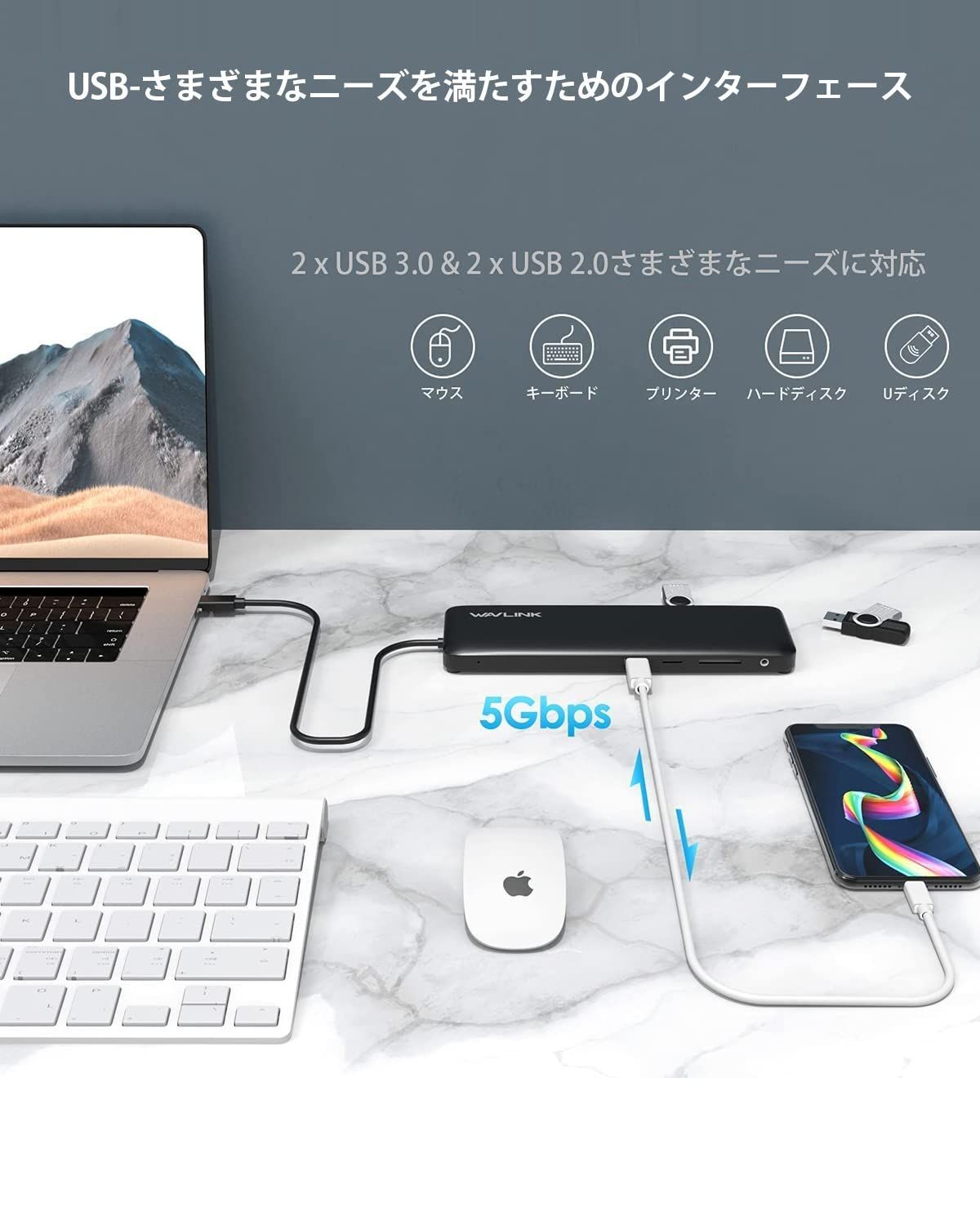 Delivery |4K対応HDMI|DPポート|トリプルディスプレイVGAポート|イーサネット