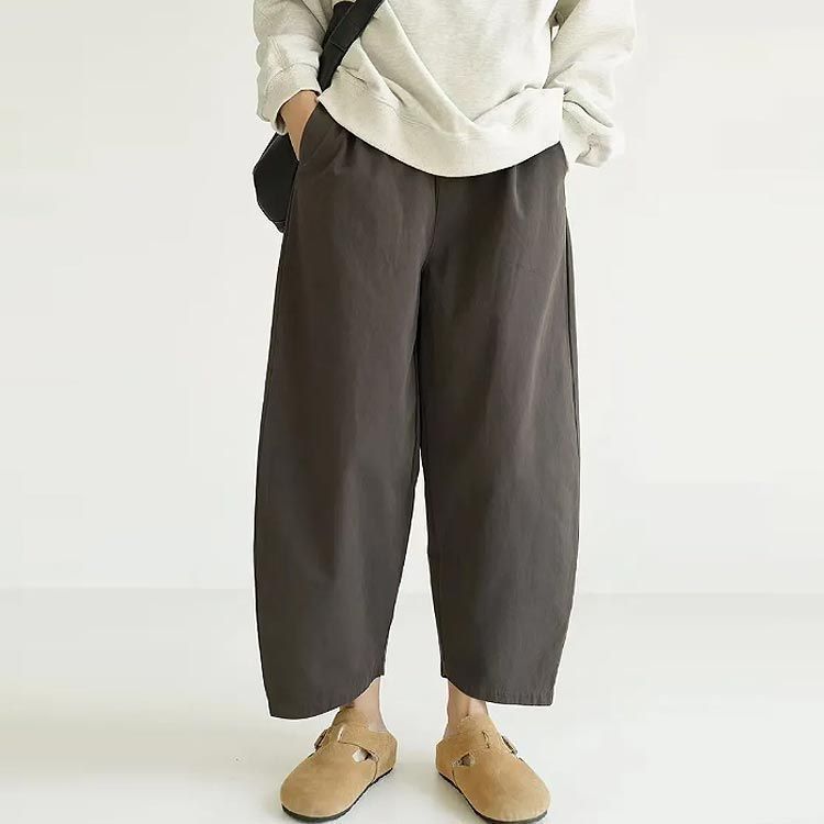 ワイドパンツ 綿