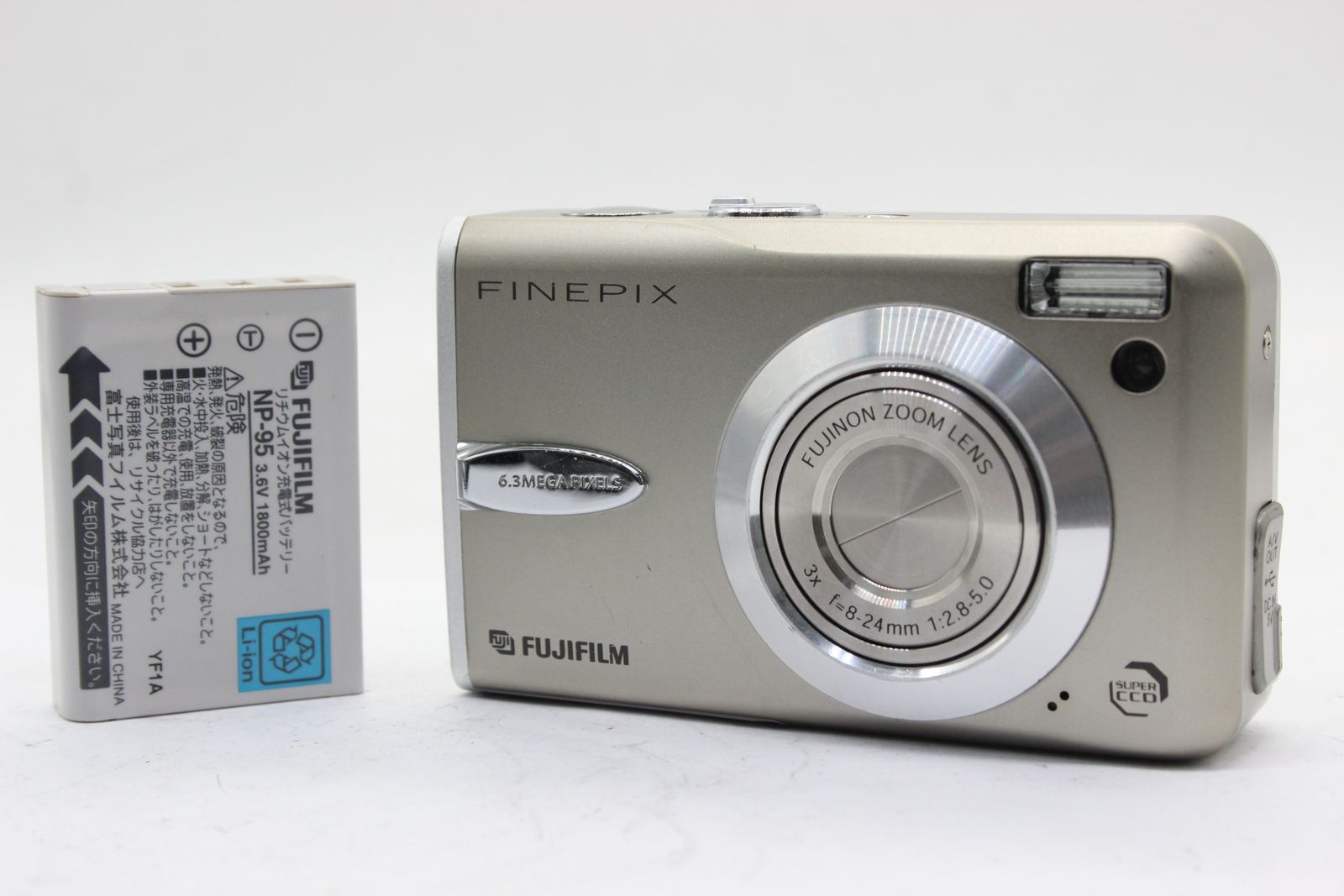 返品保証】 フジフィルム Fujifilm Finepix F30 Fujinon Zoom 3x