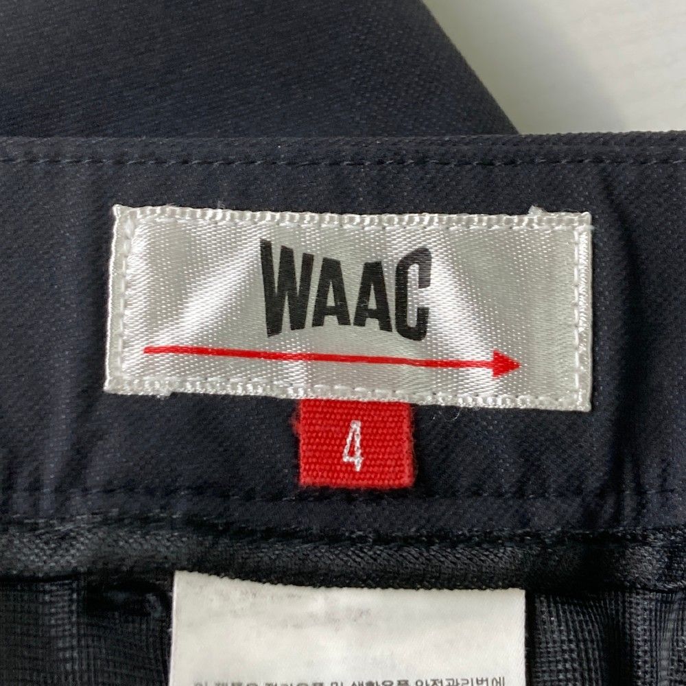 サイズ：4 WAAC ワック  ストレッチハーフパンツ  ブラック系 [240101453319] ゴルフウェア メンズ ストスト サイズ：4 WAAC ワック ストレッチハーフパンツ ブラック系
