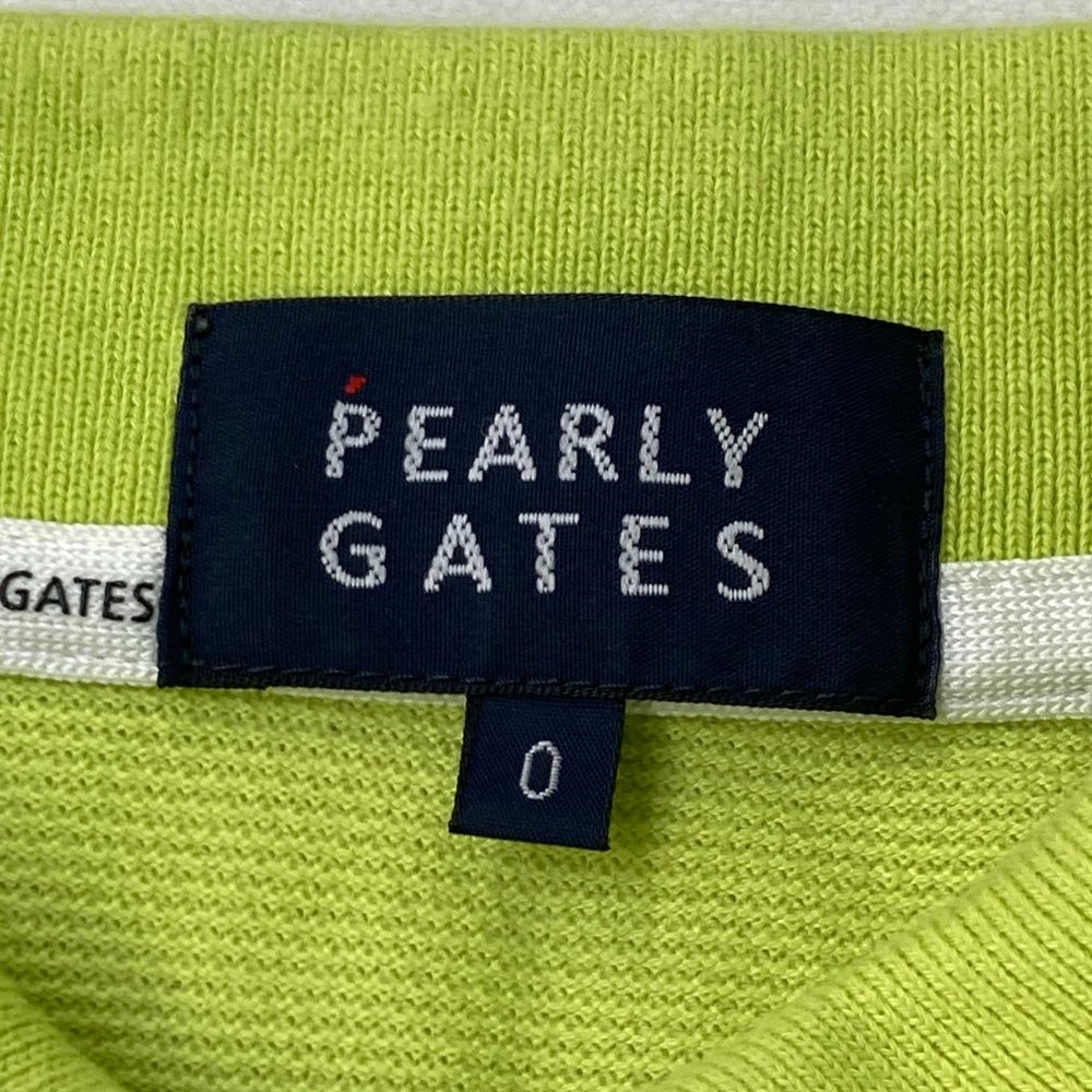 サイズ：0 PEARLY GATES パーリーゲイツ 35周年 2024年モデル 半袖ポロシャツ  グリーン系 [240101483184] ゴルフウェア レディース ストスト サイズ：0 PEARLY GATES パーリーゲイツ 35周年 2024年モデル 半袖