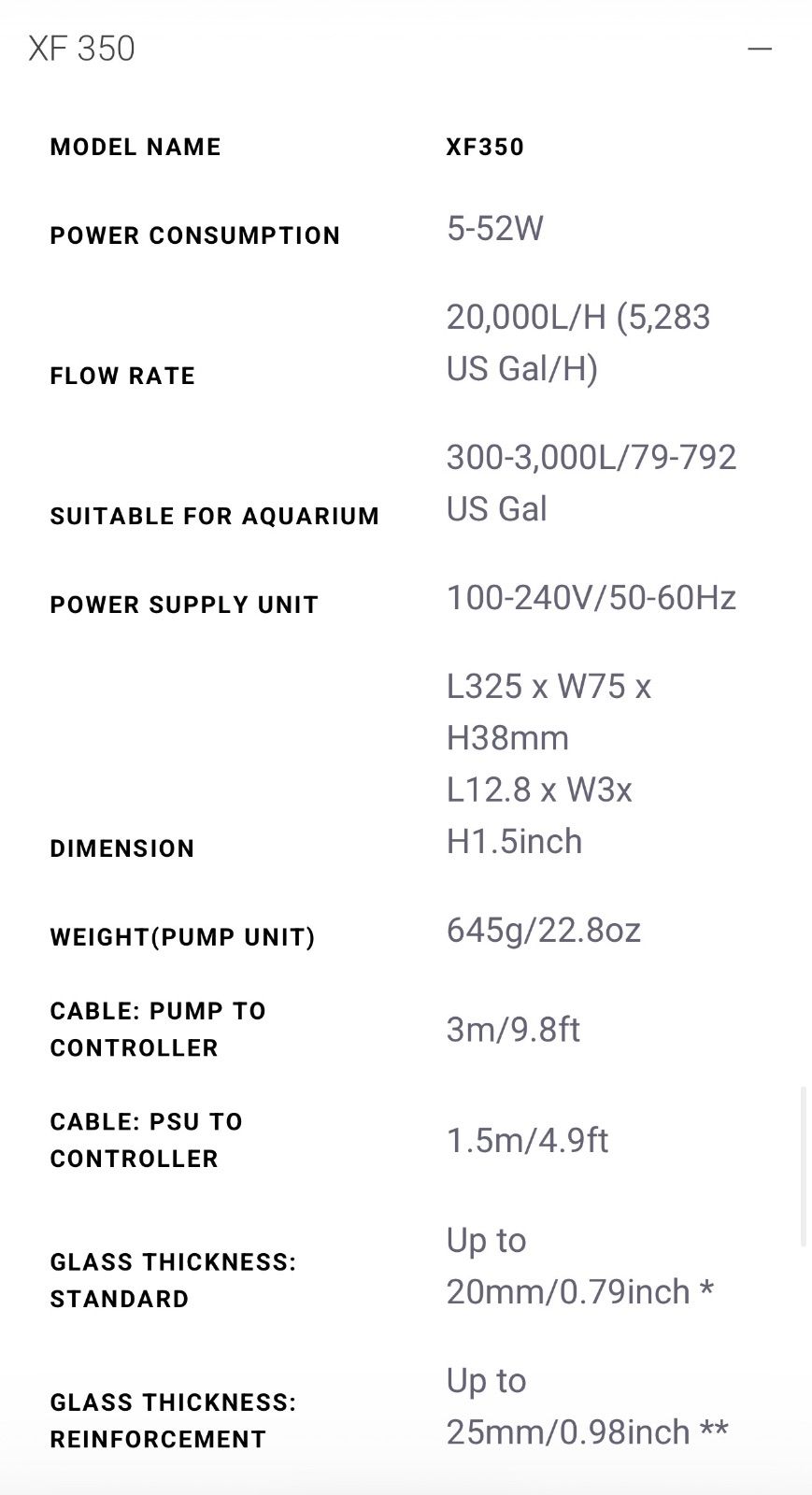 Maxspect Gyre Flow XF350 Spare Pump Only Wavemaker