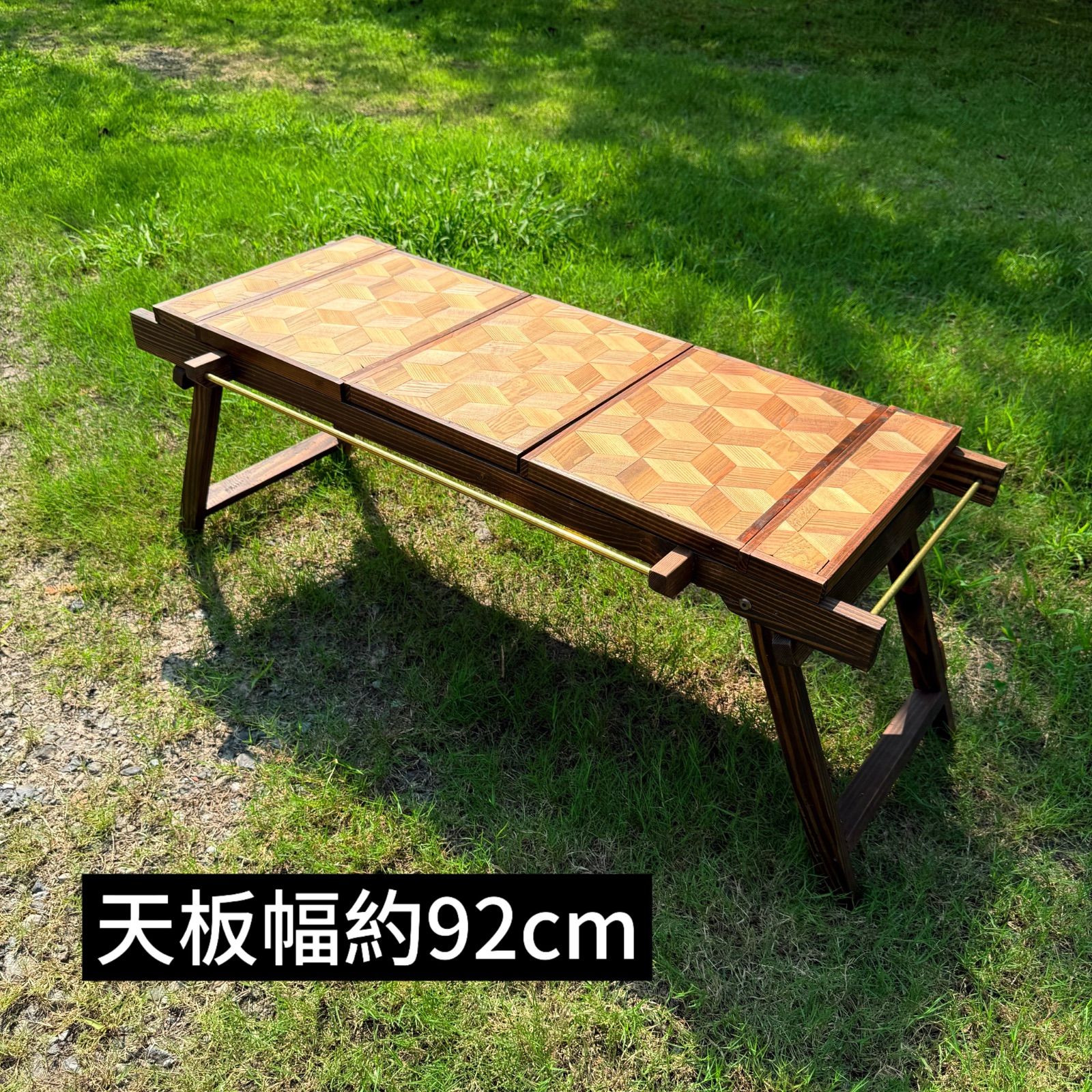 折りたたみIGT対応テーブル ヘキサゴン柄 ローテーブル キャンプ用 折りたたみIGT対応テーブル ヘキサゴン柄 ローテーブル キャンプ用