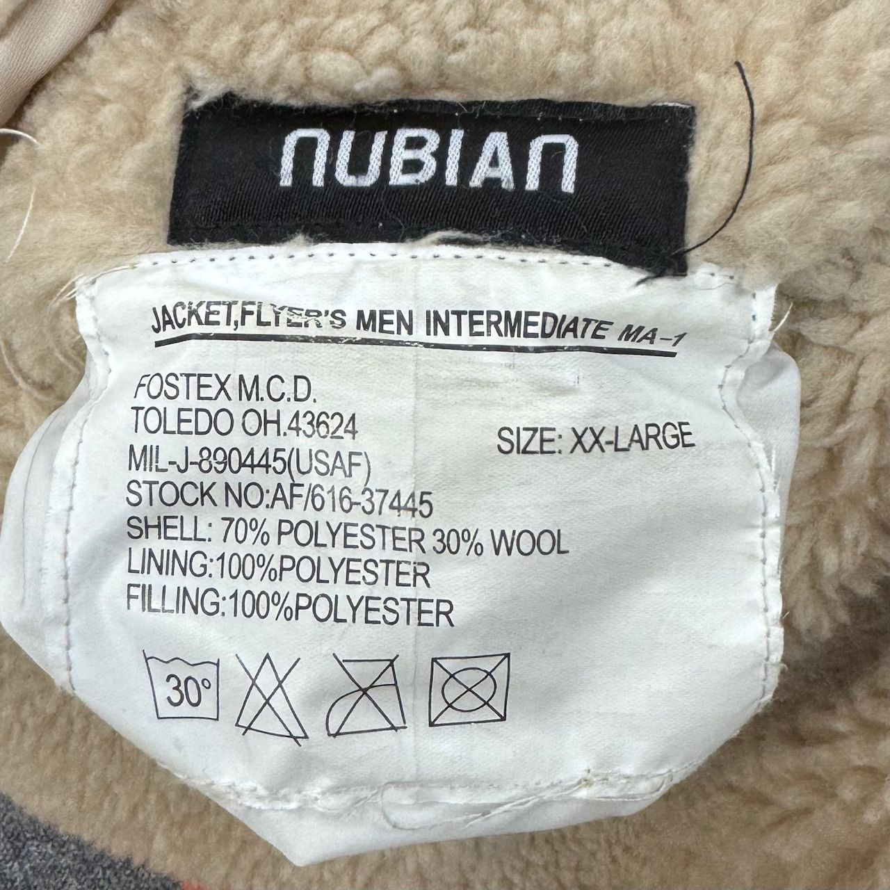 参考上代49500円 FOSTEX GARMENTS × NUBIAN EXCLUSIVE HOODED BOA 
