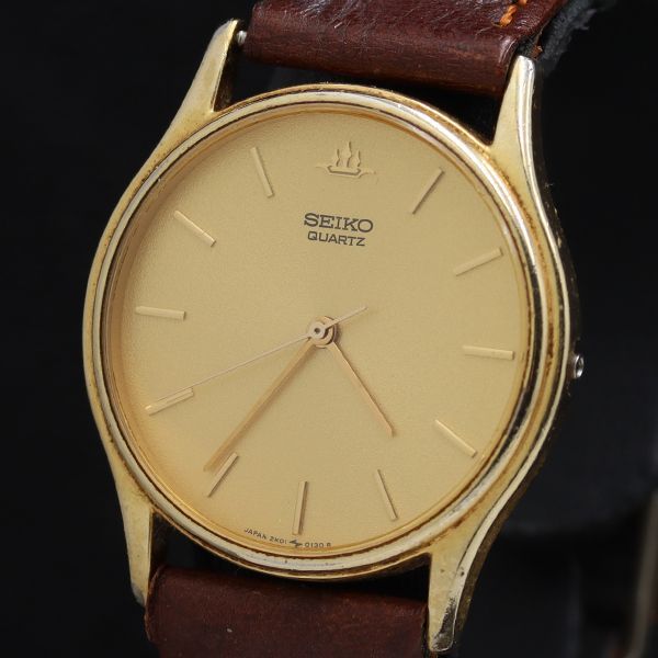 【稼働品】SEIKO 2K01-0010 レディース腕時計 セイコー 2K01-0010 QZ ゴールド文字盤 レディース腕時計 TKD