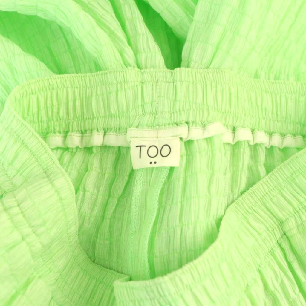 トゥー TOO MOON TREE PLANET イージーパンツ テーパードパンツ ミント  