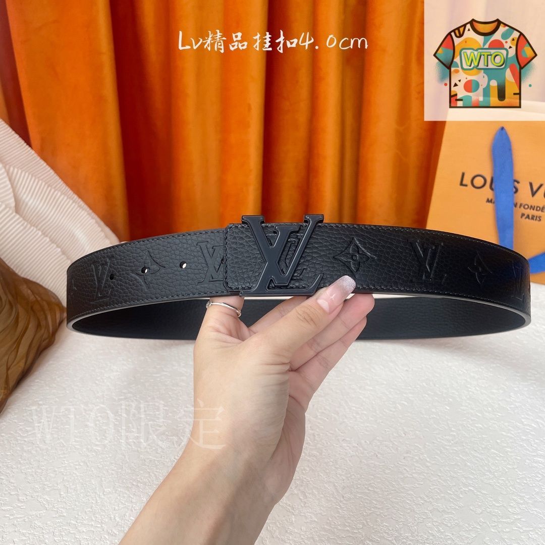 Louis Vuitton レザー ベルト LV Iconic 25MM Reversible Belt Monogram Canvas - Accessories