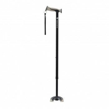 バンブーステッキ ワイド多点杖 ブラック 104880