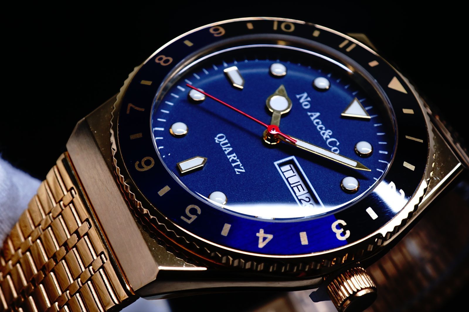 No Accessory&Co/No Acc&Co三代目逆輸入/サブマリーナ No Accessory&Co/No Acc&Co三代目逆輸入モデル/GOLD×BLACK×BLUE