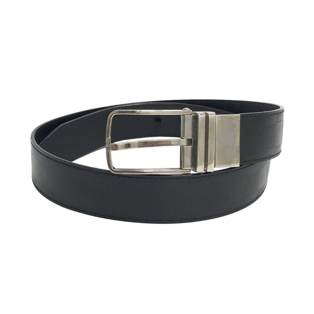 新品 ルイ・ヴィトン サンチュール ボストン90黒 M6873 幅3.5cm ルイ