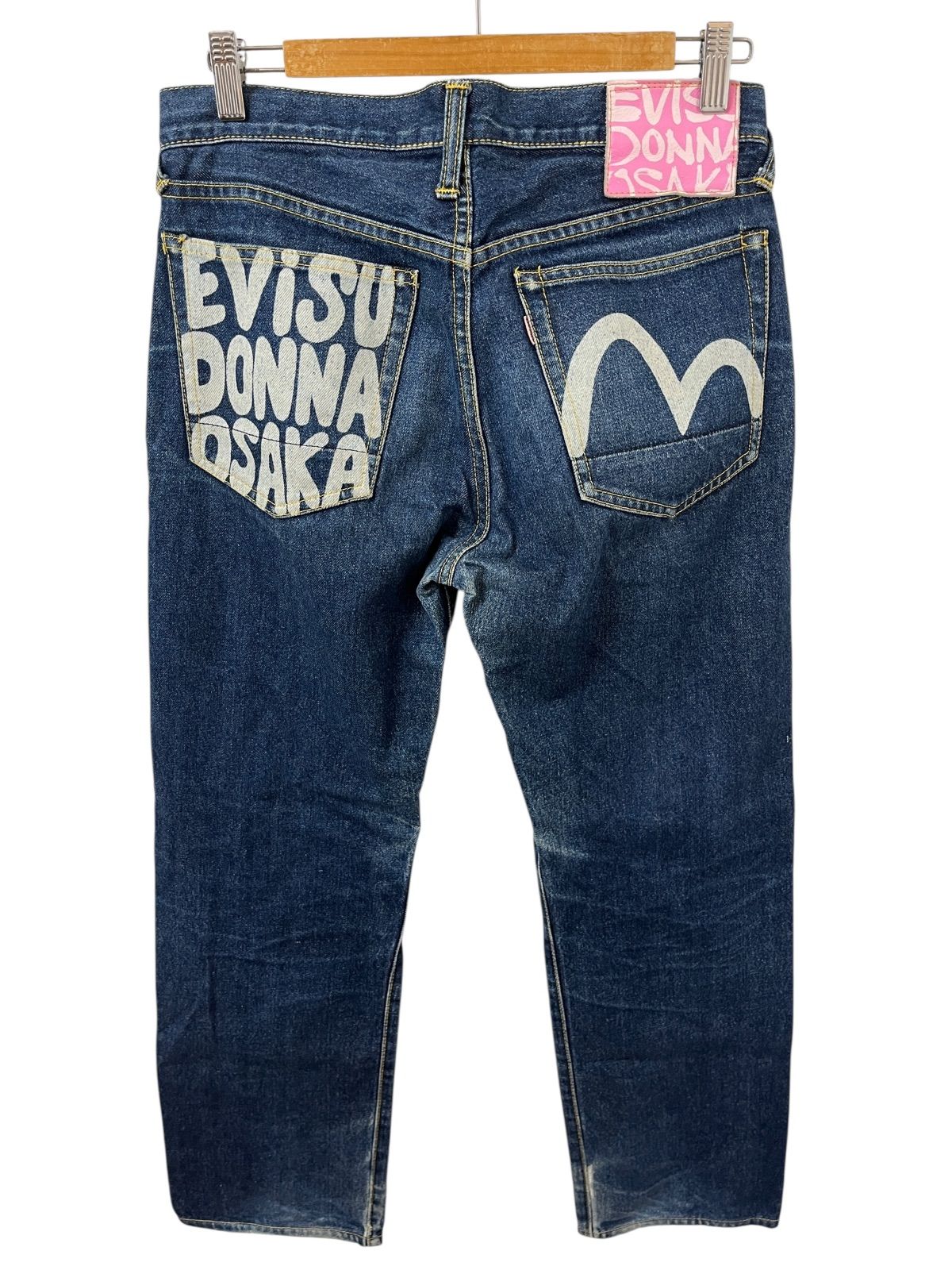 EVISU DONNA エビスドンナ デニム カモメ 白タグ EVISU DONNA OSAKA エビスドンナ デニム カモメ インディゴ
