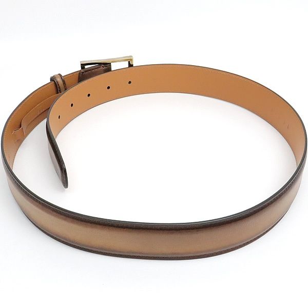 Berluti 銀座店 ベルルッティ 美品 クラシック レザー ベルト