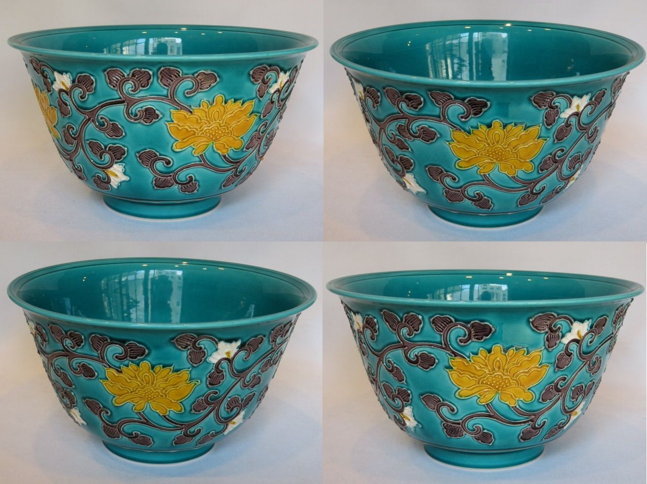 逢絢亭】茶道具 炭斗 唐物写 炉用 目立った破れ無し 和田鱗師 共箱入り