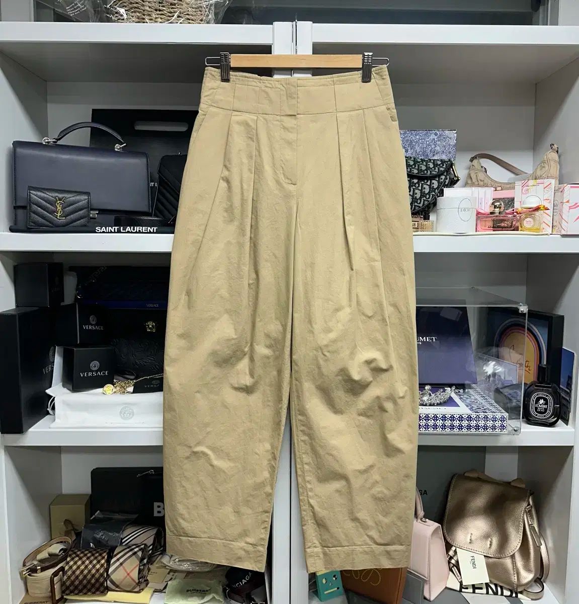 Berenice BERENICE ピンタック ワイド パンツ