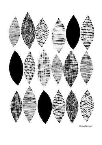 Eloise | Renouf - ELOISE RENOUF LEAVES LINO ボタニカル Tree PRINT