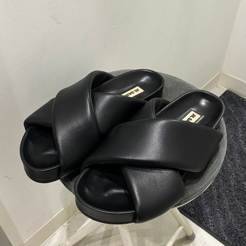 JIL SANDER ジルサンダー クロスストラップ レザーサンダル size40 