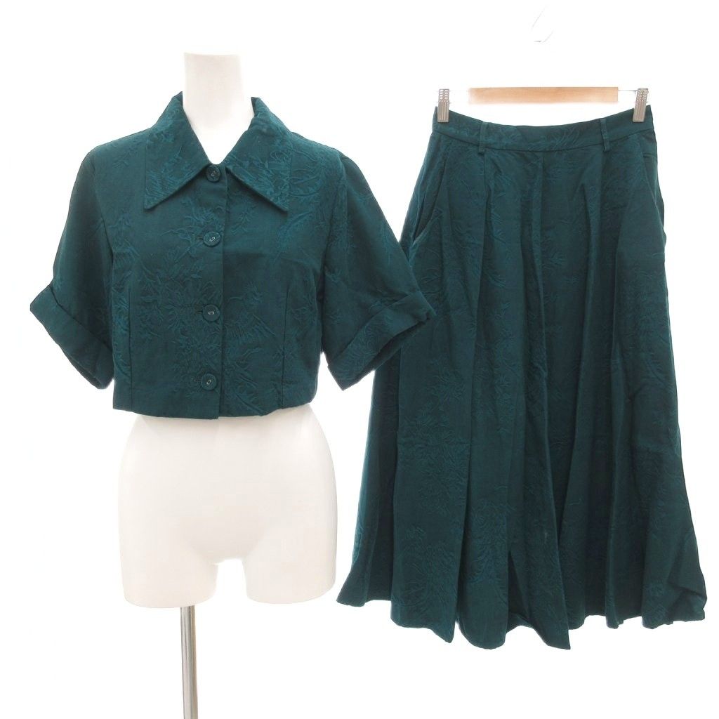 トゥエンティーズ TnewTies セットアップ クラシカルパターンブラウス  