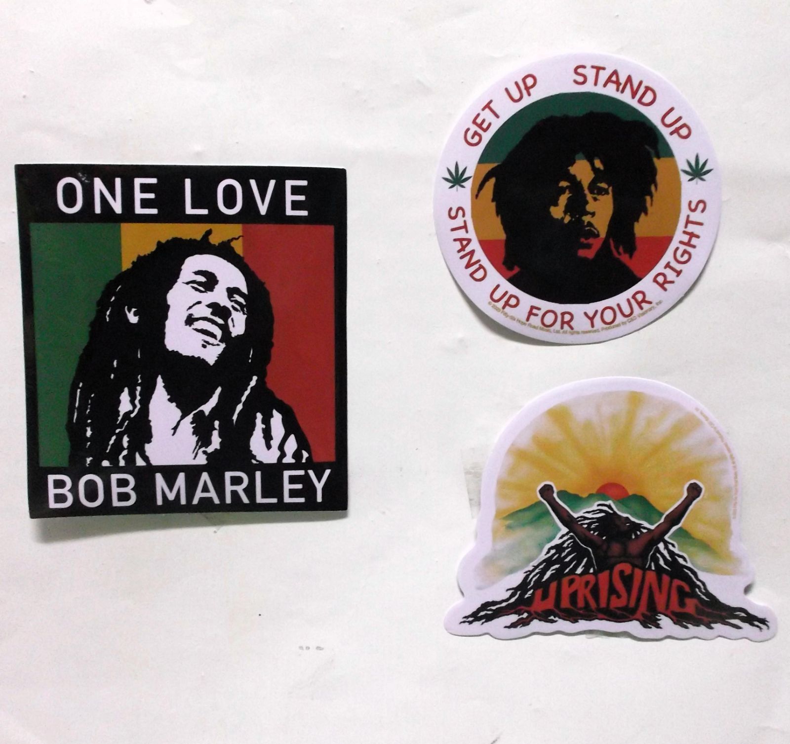 ★ボブ マーリー ステッカー Bob Marley 3pcs 正規品 レゲエ Reggae jamaica