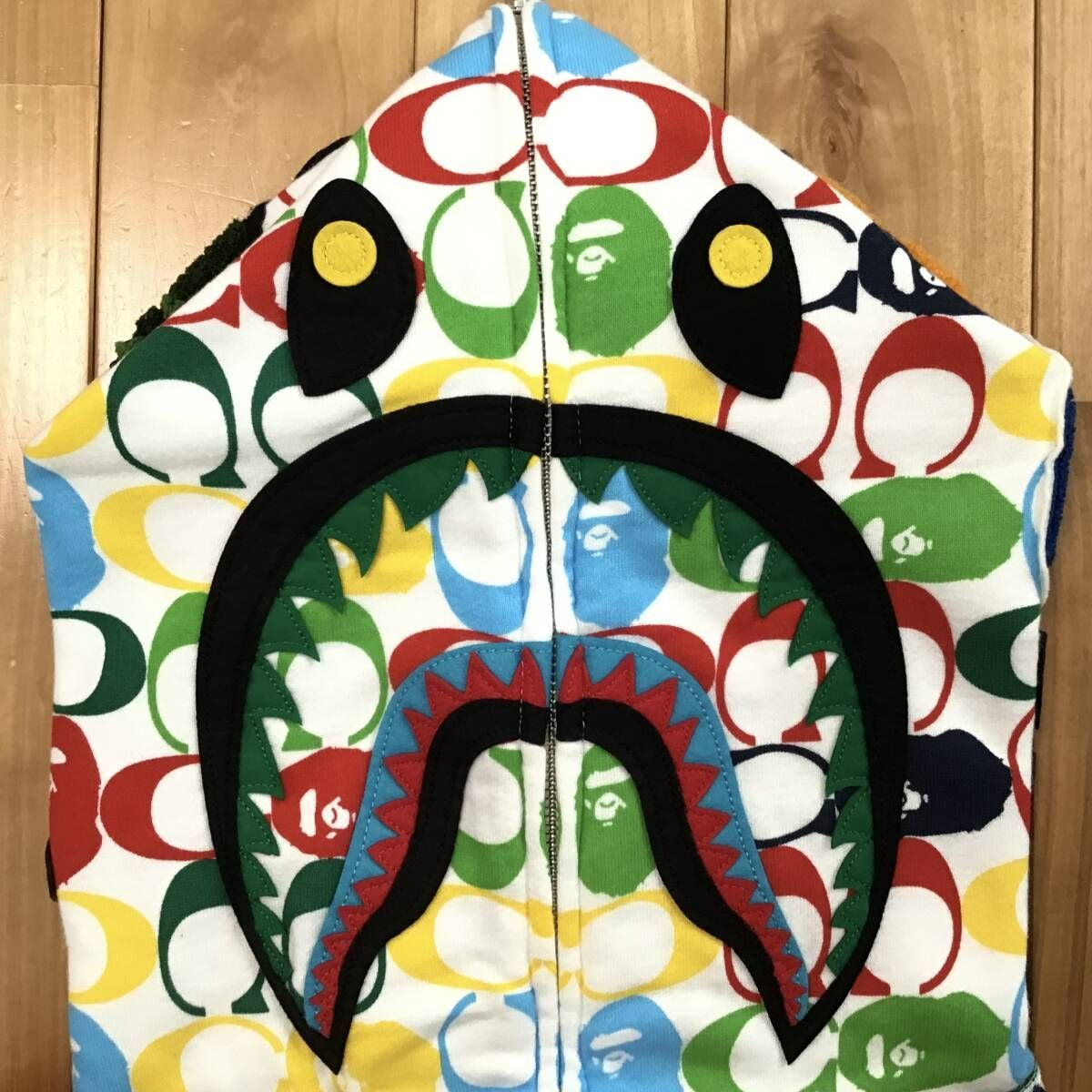 COACH × BAPE シャーク パーカー Mサイズ shark full zip hoodie a 