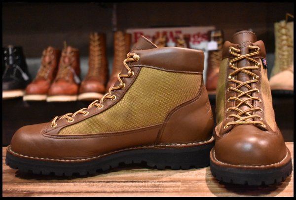 10.5EE 良品 白タグ】Danner ダナーライト 30440 ブラウン カーキ 