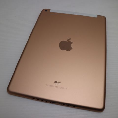 超 SIMフリー iPad 第6世代 32GB ゴールド タブレット 白ロム 即日発送 Apple 土日祝発送OK 06000