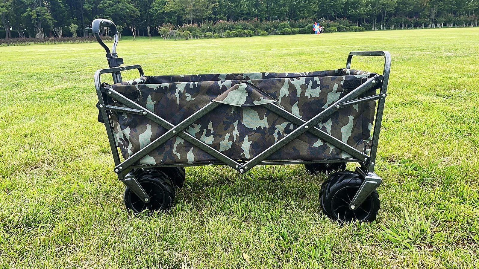 数量 キャリーワゴン 折りたたみ ストッパー付き ロック付き 取っ手付き 大容量 キャリーカート マルチキャリー 台車 小物入れメッシュボトル 頑丈 持ち運び便利 運動会 キャンプ用品 買い物 アウトドア 耐荷重150 kg カモフラ