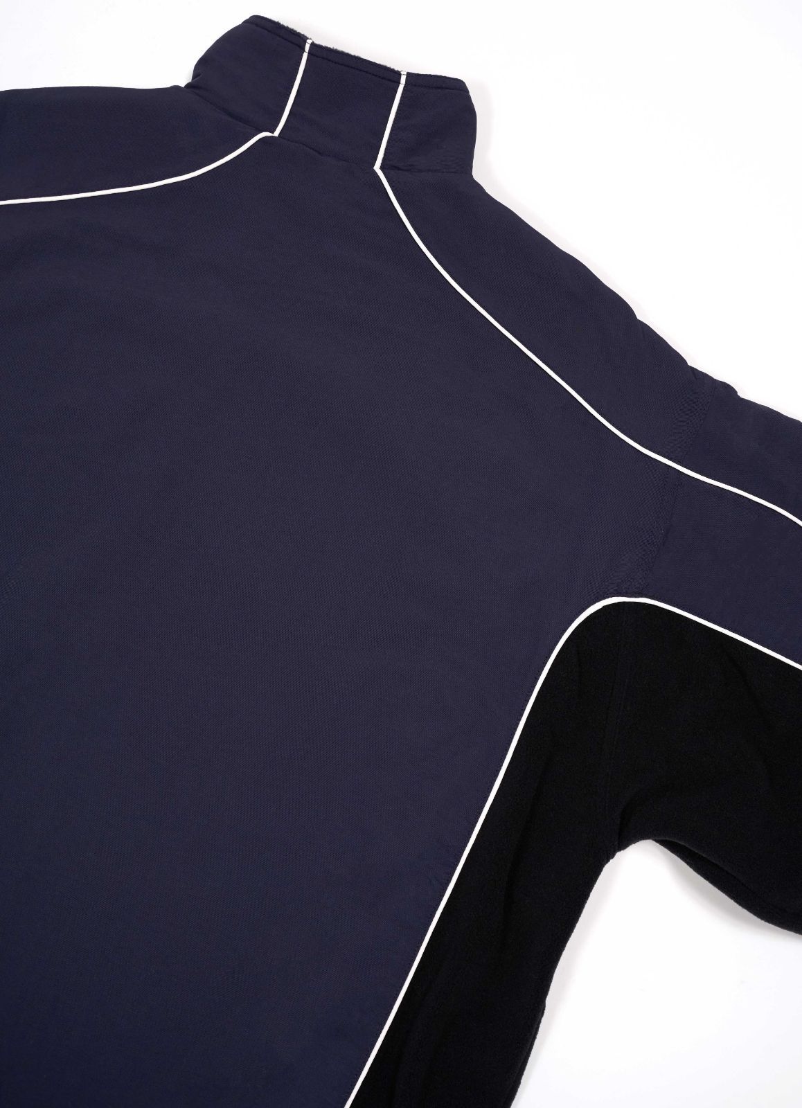Grand Collection Full Zip Nylon/Fleece Jacket Navy/Black supreme 