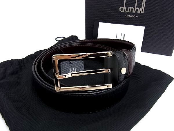 □新品□未使用□ dunhill ダンヒル レザー ベルト 表記サイズ 42/107