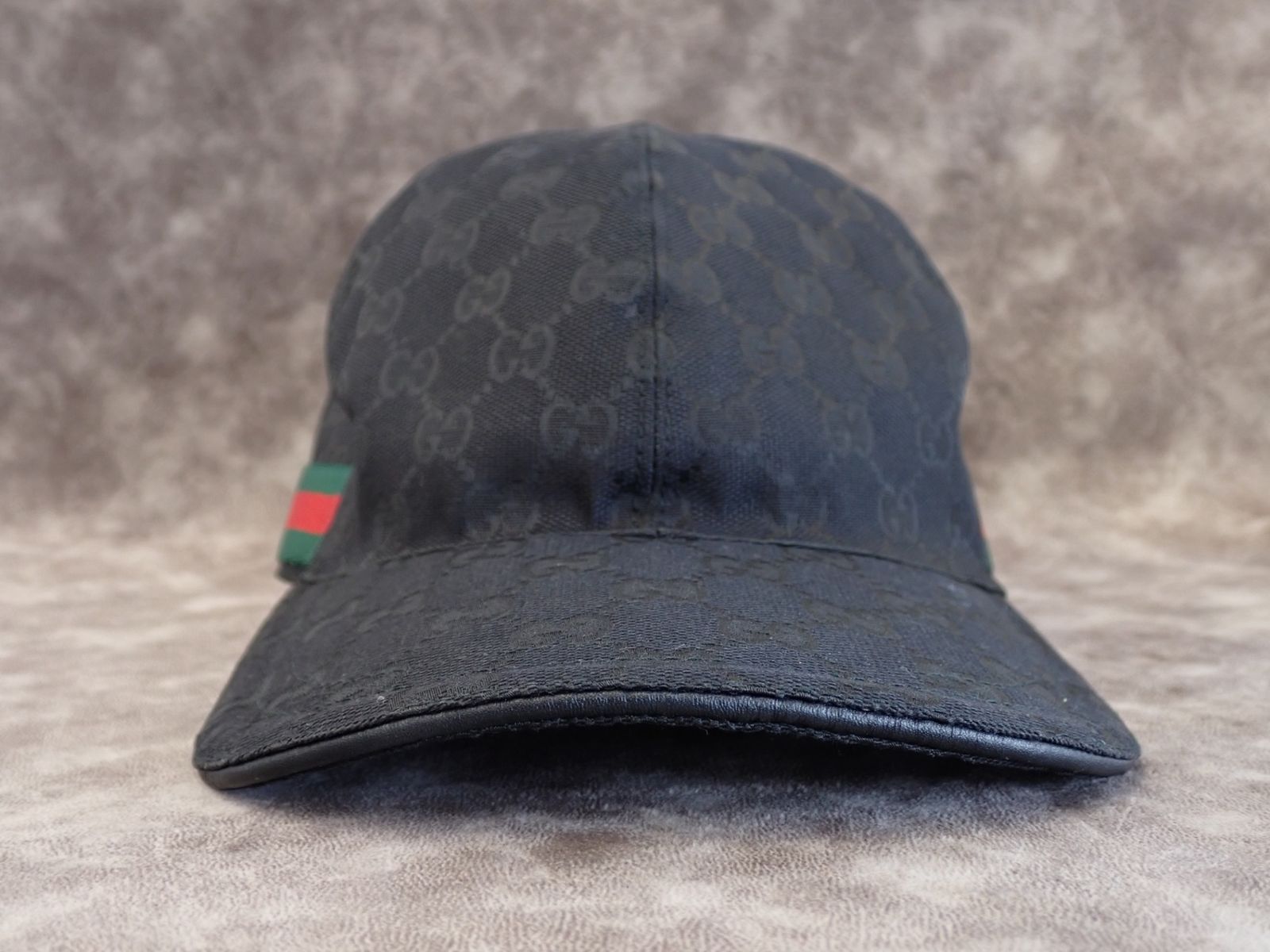 GUCCI グッチ GG柄 シェリーライン ブラック ベースボール