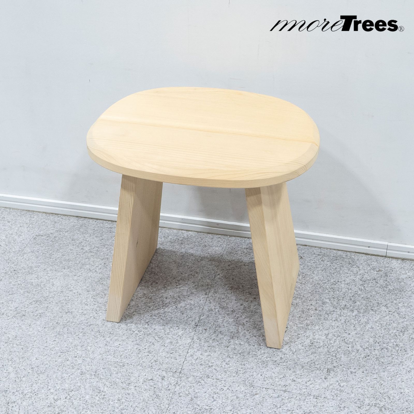 【展示品】more trees design モア トゥリーズ デザイン スツール シングル ヒノキ  ジャスパー・モリソン＋熊野 亘 定価1万【3】