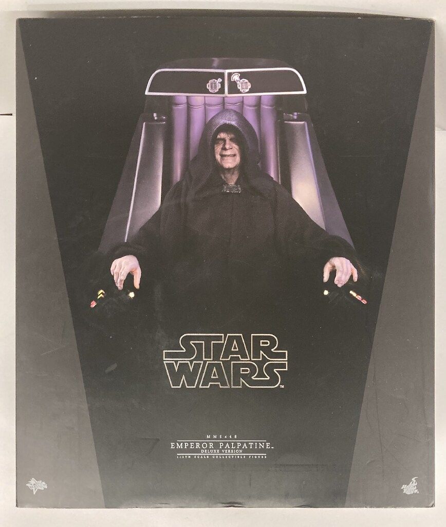 HOTTOYS MOVIE MASTERPIECE EMPEROR PALPATINE DELUXE VERSION MMS468