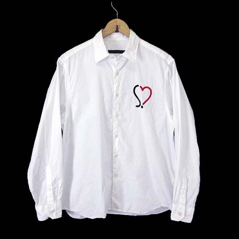 ソフネット SOPHNET. シャツ HEART BIG SHIRT ハート ロゴ 刺繍 SOPH 