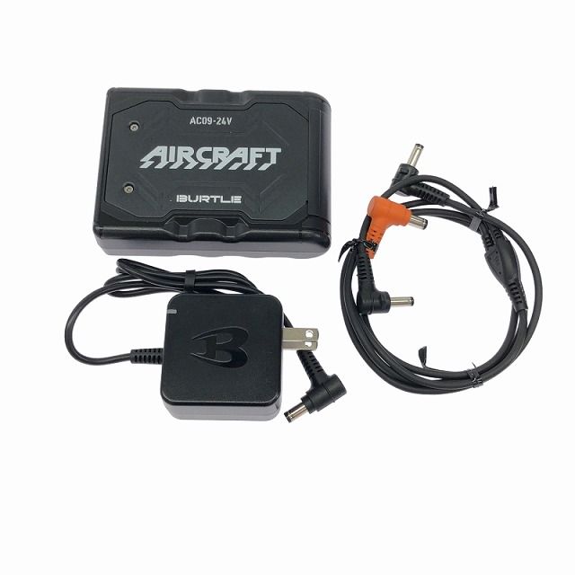 Burtle ファンセット バッテリー・ACアダプター付き Burtle 空調服