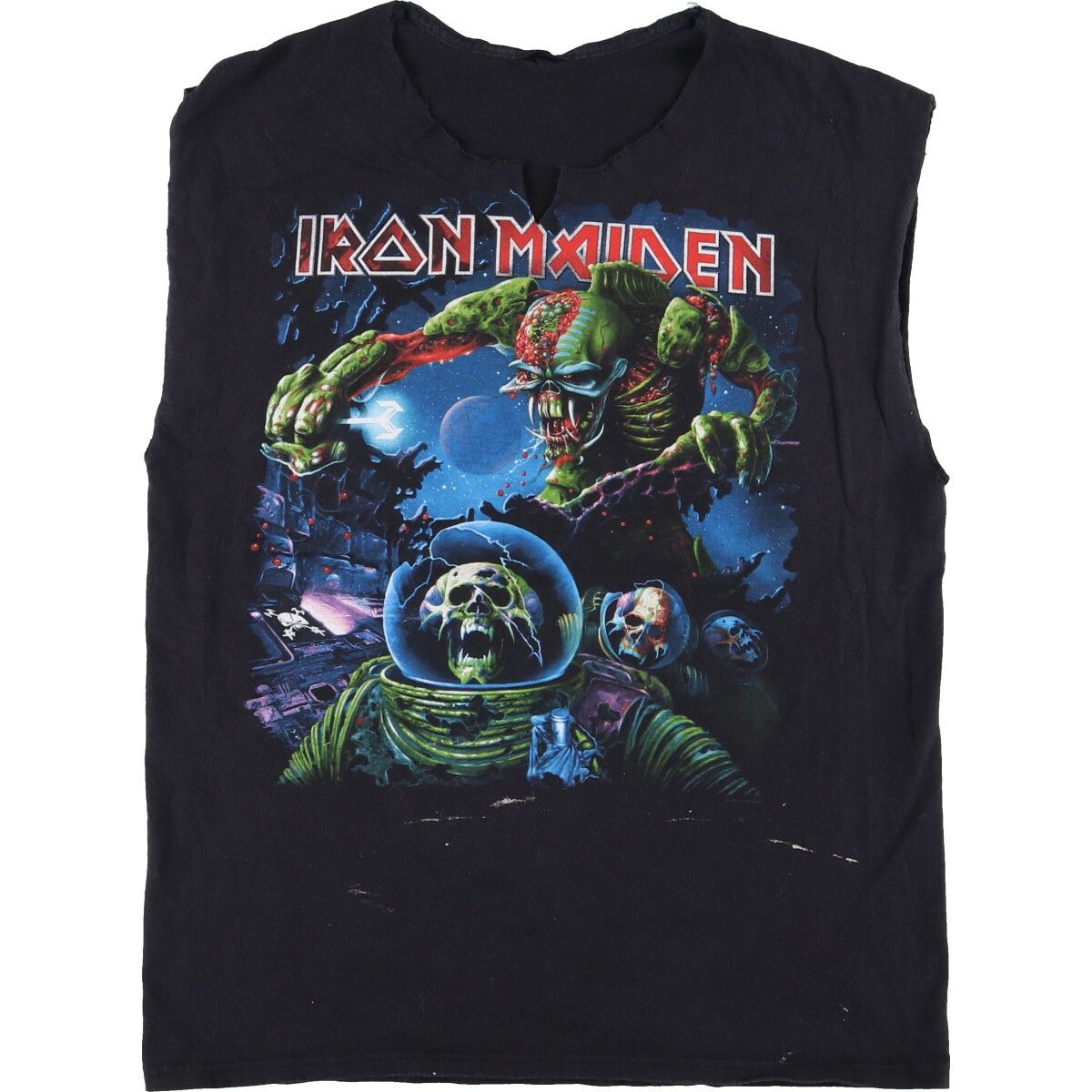 IRON MAIDEN ツアーTシャツ ノースリーブ - トップス