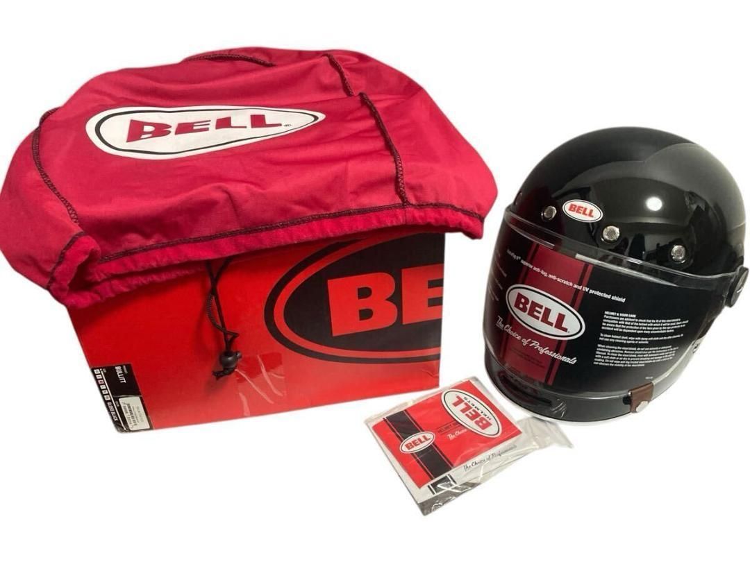 一点 ベル ブリット M フルフェイスヘルメット BELL BULLITT ソリッドグロス ブラック ヘルメット袋付 Solid Gloss Black