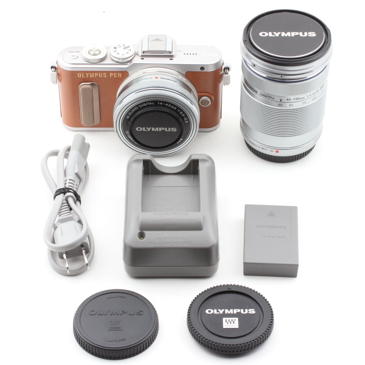 OLYMPUS PEN E-PL8 ダブルズームキット ブラウン