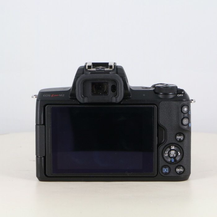 中古】(キヤノン) Canon EOS KISS M2 ブラック+EF-M15-45 キット