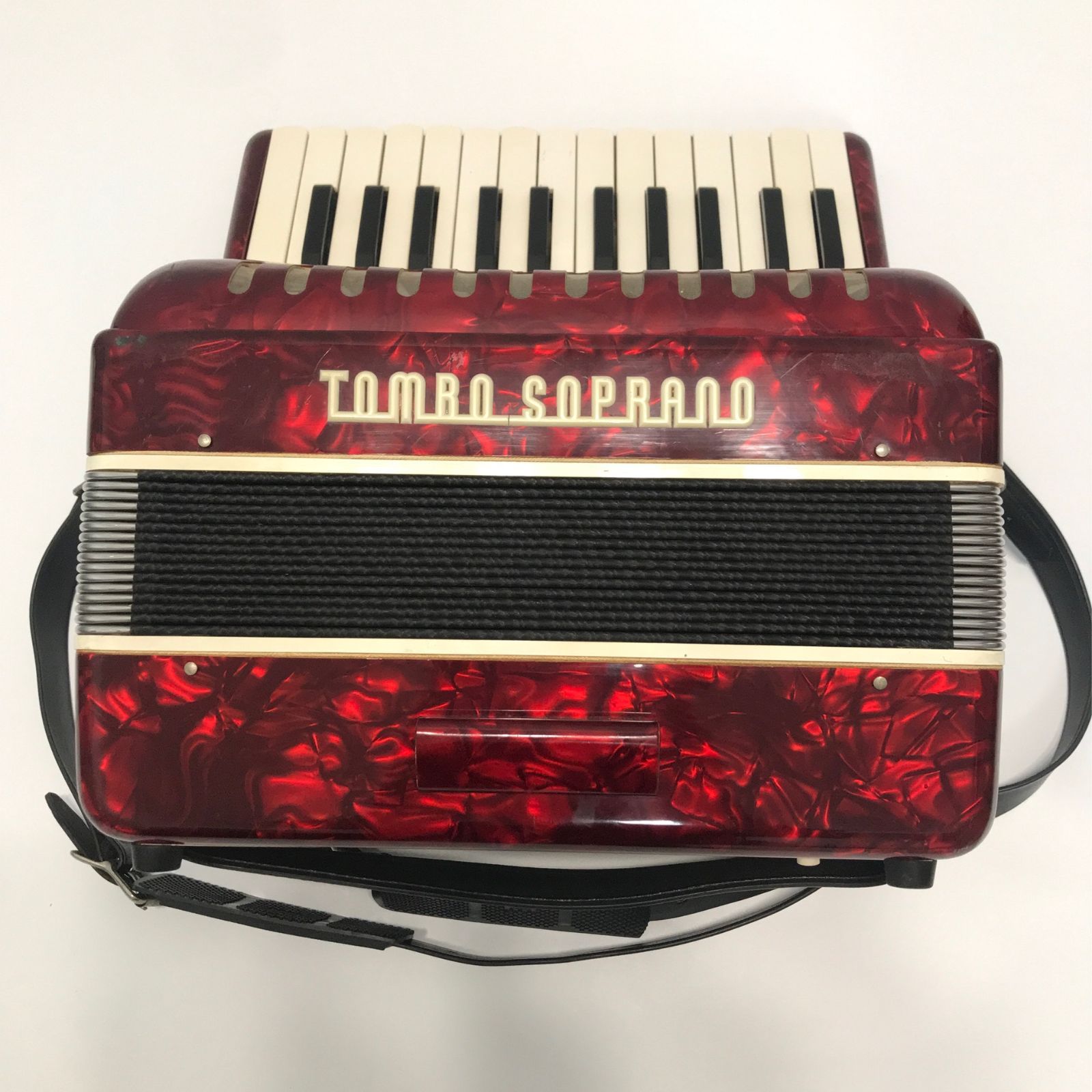 TOMBO ソプラノアコーディオン 鍵盤 25鍵 No.250 純正ケース付き TOMBO