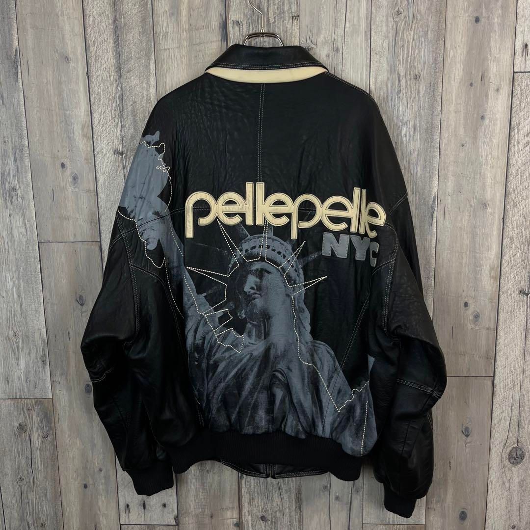 OLD PELLE PELLE 90s ペレペレ 自由の女神 レザージャケット