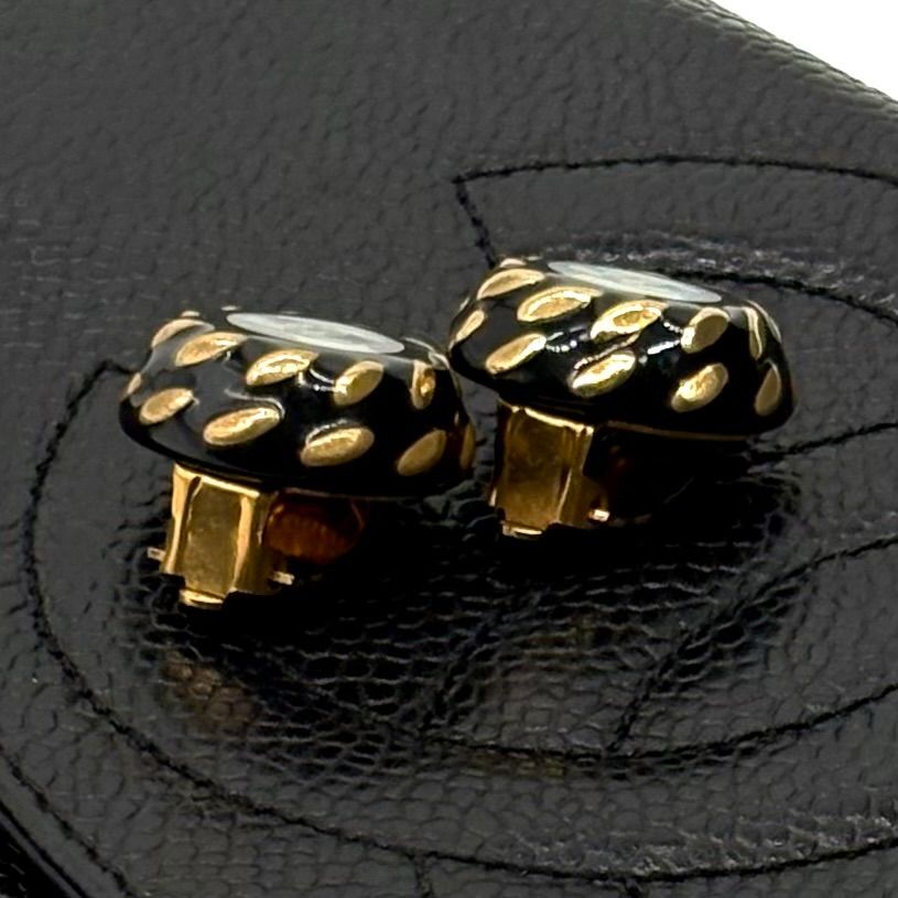 シャネル CHANEL ココマーク イヤリング ラウンド シェル イヤリング 