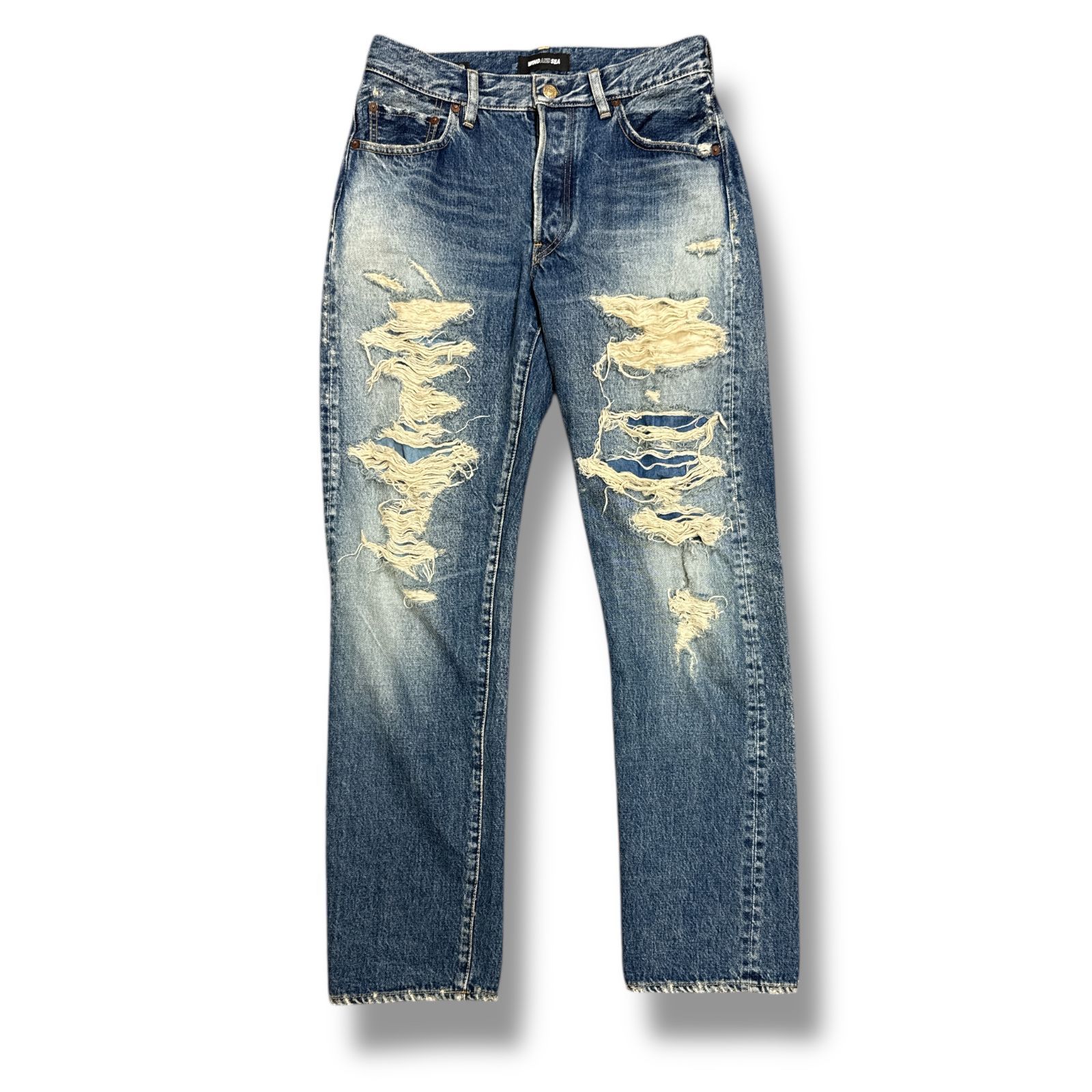 参考上代44000円 WINDANDSEA MINEDENIM L.Straight 5pocket USS