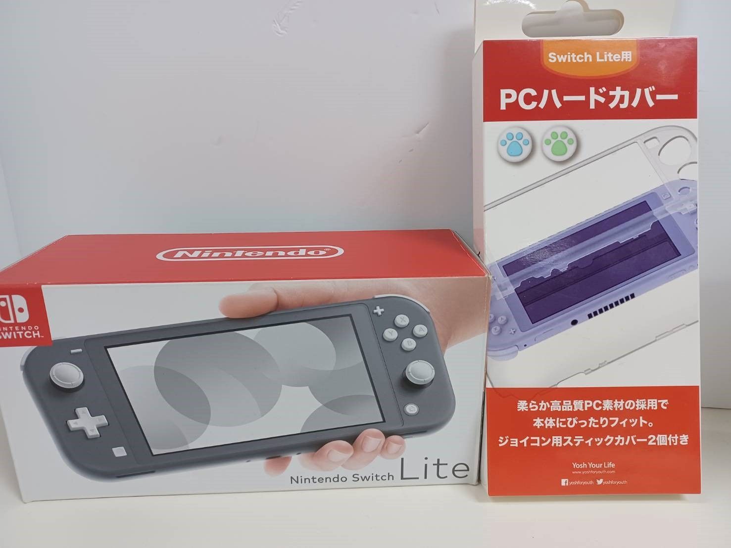 Nintendo Switch Lite グレー/新品ハードカバーセット！ - 中古 ...