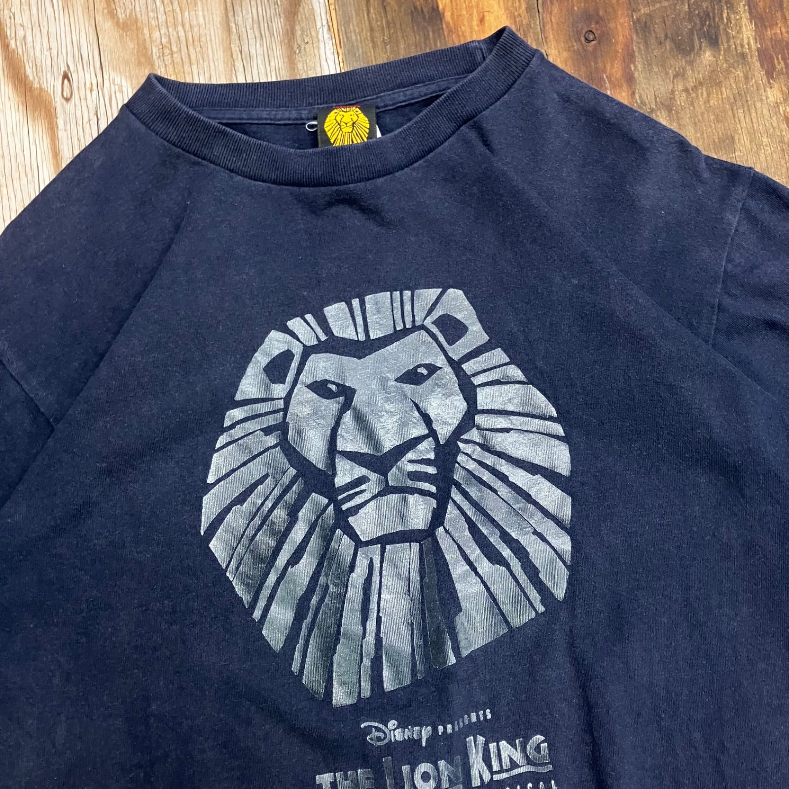 THE LION KING ライオンキング Tシャツ ネイビー ミュージカル 