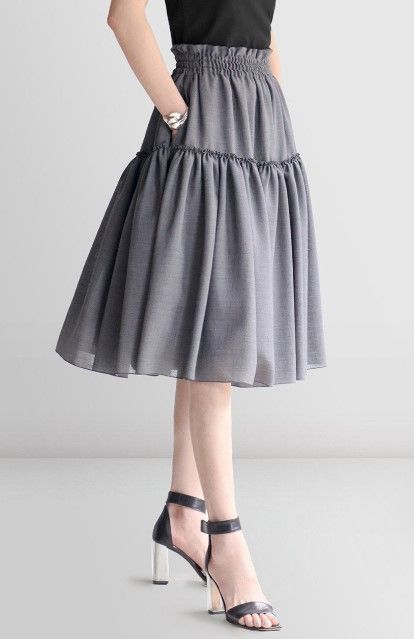 DAISY LIN☆デイジーリン フォクシー Swing Skirt ギャザースカート ...