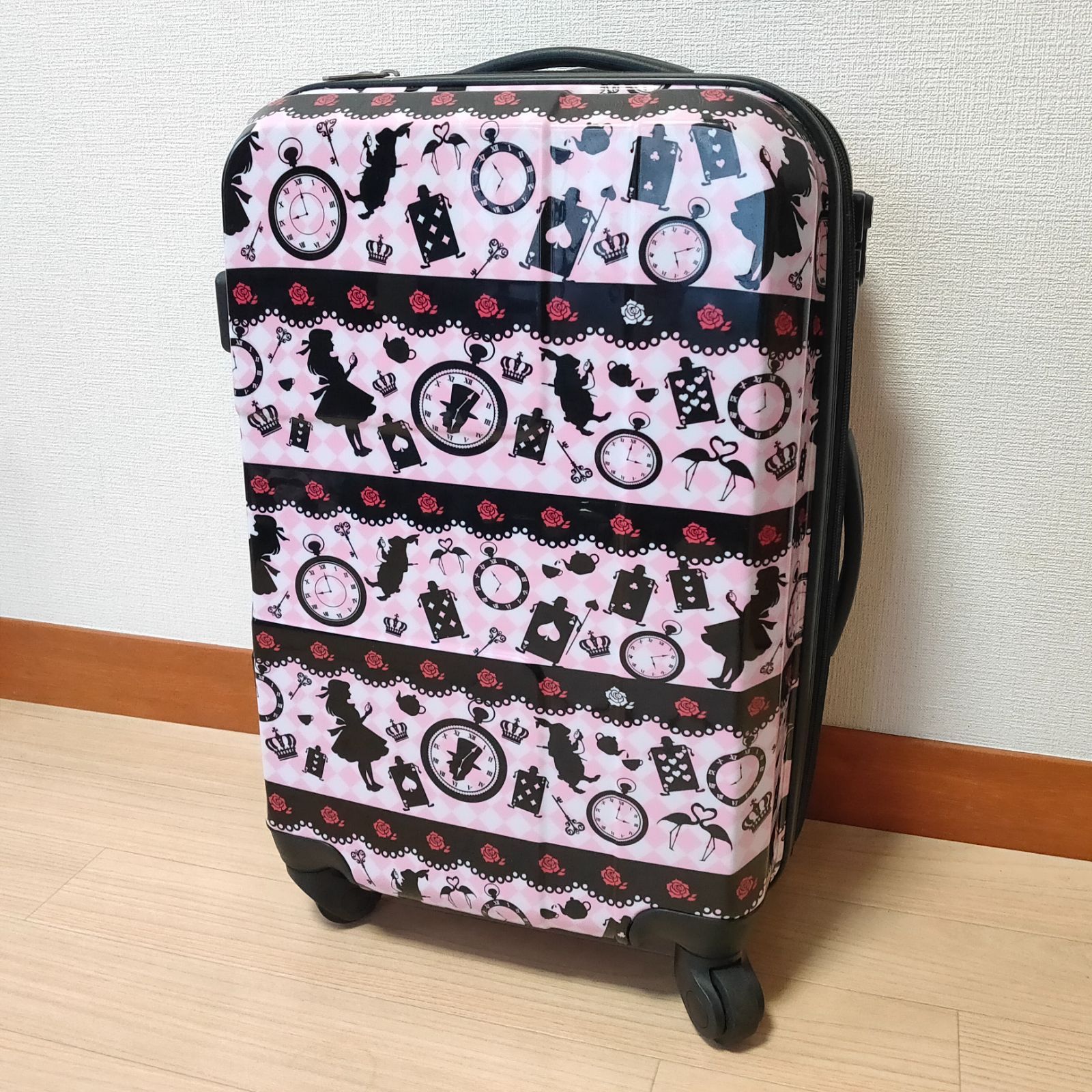 旅行バック 3点 セット 】ハピタス 不思議の国のアリス キャリーケース